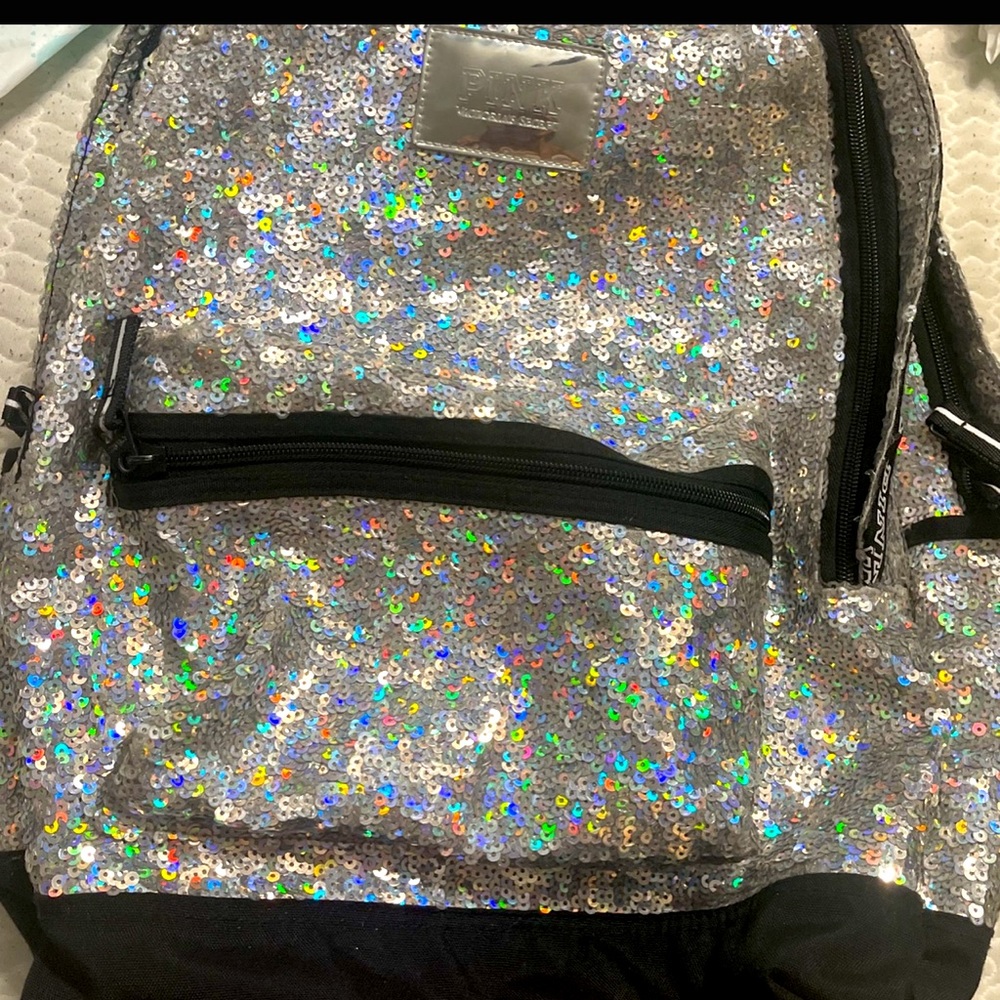 Pink Holographic Backpack-LIMITED EDITION